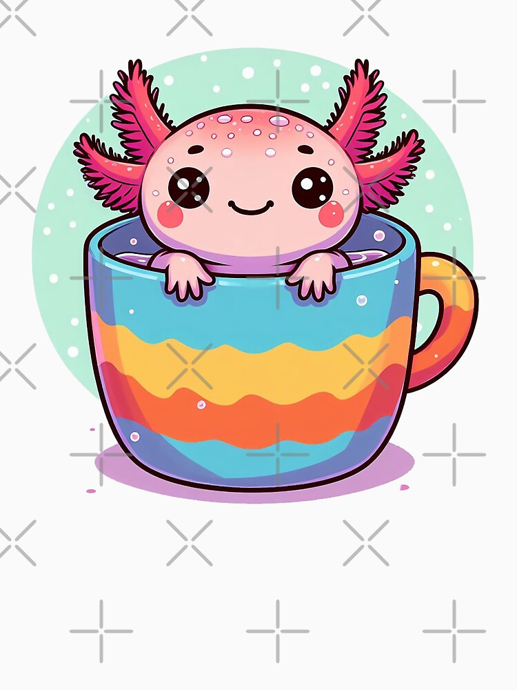 Axolotl in a Cup by istoriadesign