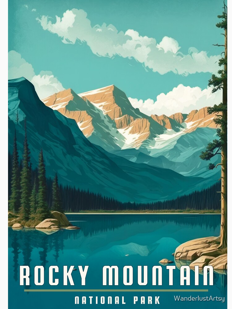 Rocky Mountain National Park by WanderlustArtsy
