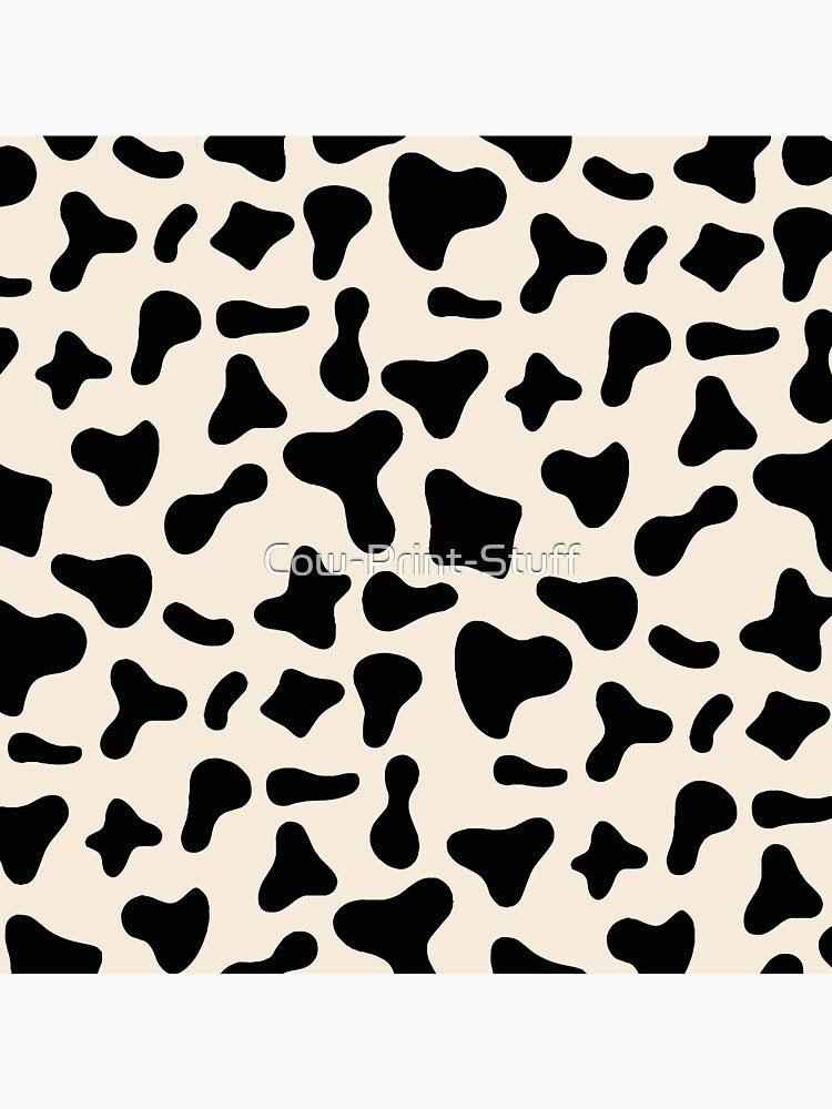 Black Cow Pattern on Milk Cow | Holstein Cow Pattern by Cow-Print-Stuff