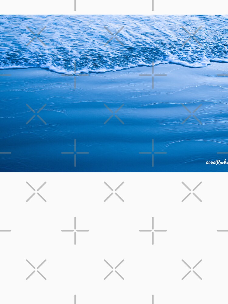 Zen Ocean Waves in Shades of Blue by Yogibear & Rachelle