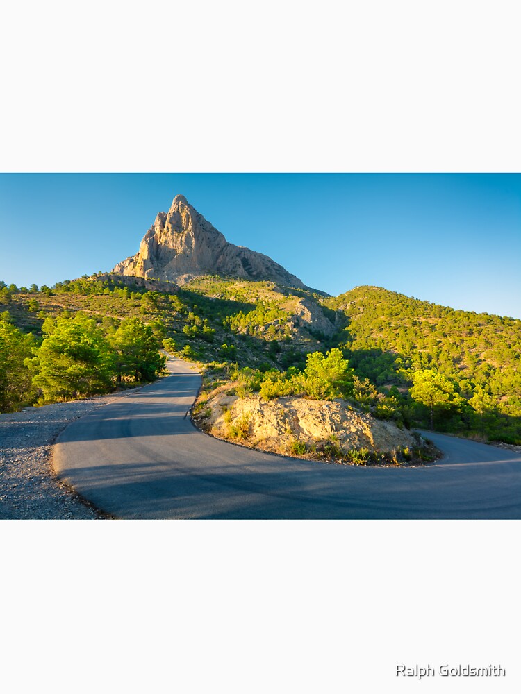 Mountain road hairpin bend by Ralph Goldsmith