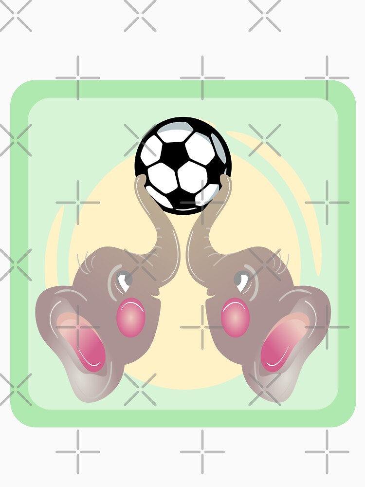 Kids Soccer - Elephants by minimalartstory
