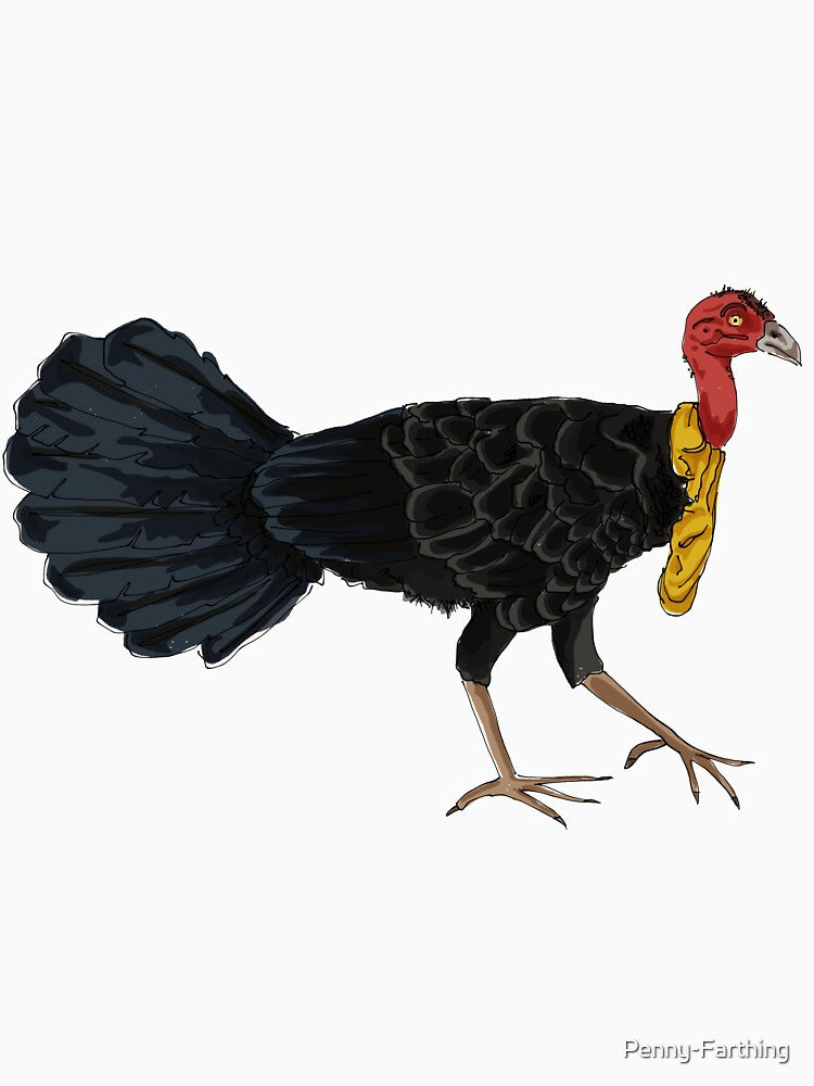 Australian Brush Turkey by Penny-Farthing