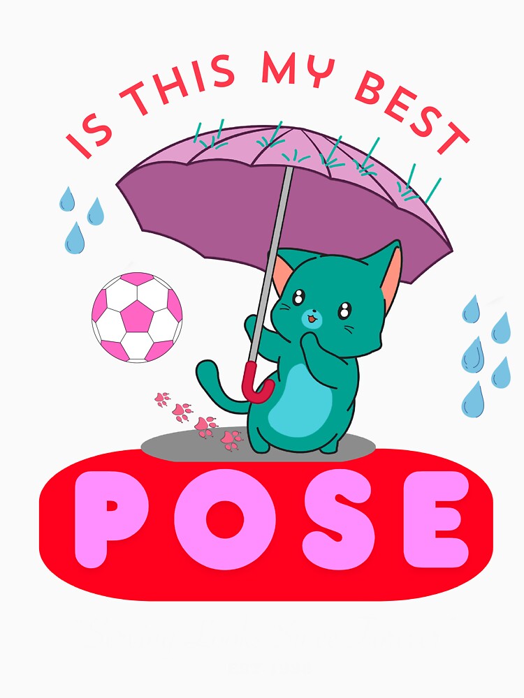 Is This My Best Pose Cat Tee by CREEPY CRAZE