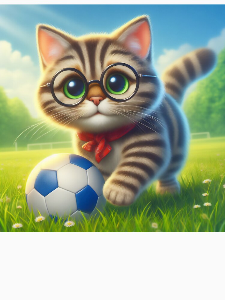 Goalkeeper Kitty in the Morning Dew by Beehanson