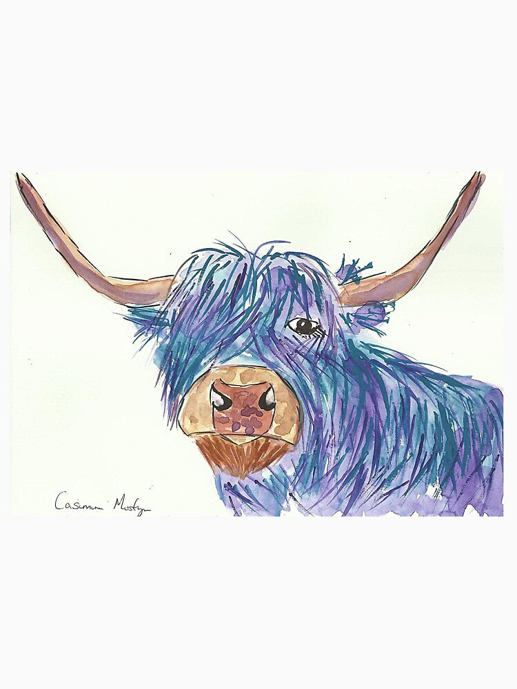 Blue Cow by Casimirasart