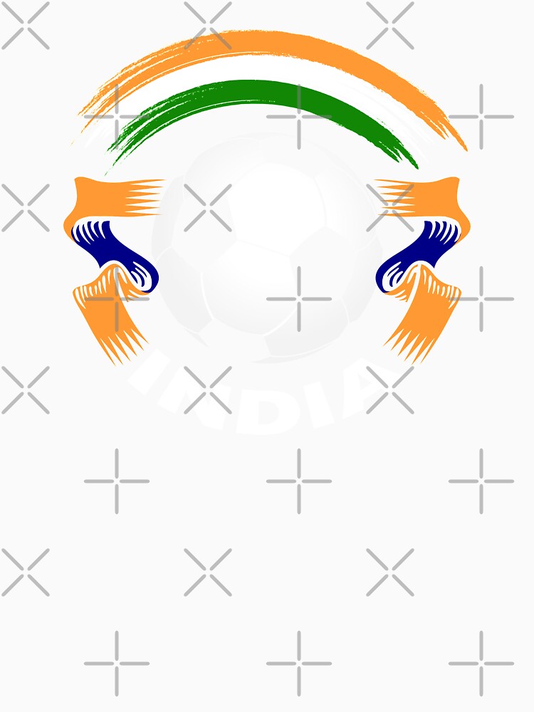 India Football  Soccer Fan Flag by ockshirts