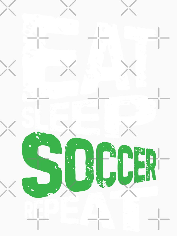 eat sleep soccer repeat by Grafik0