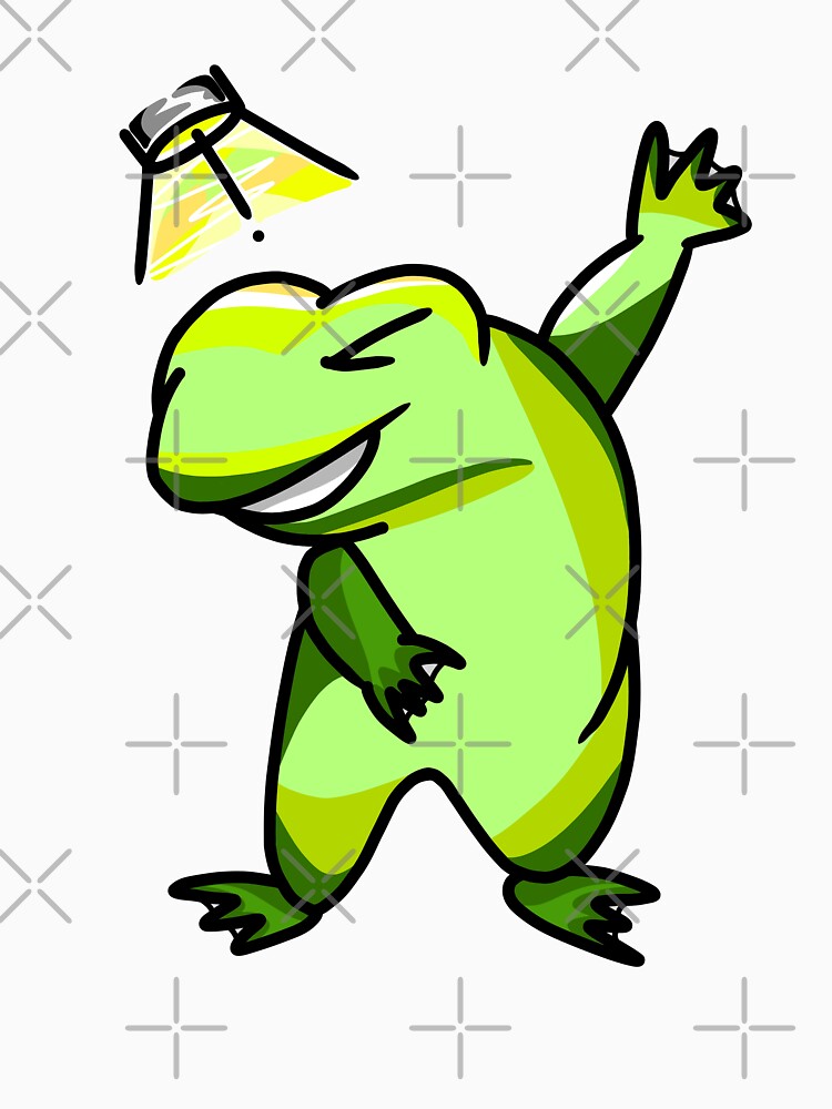 Groovy Frog Under the Spotlight by lunoxinfinity