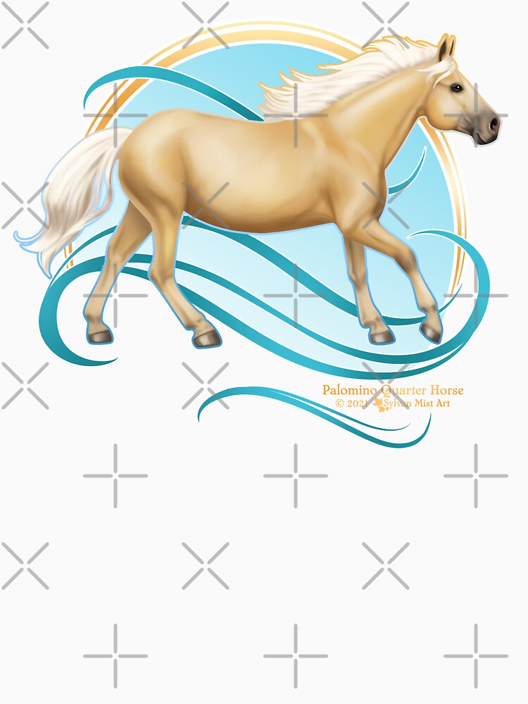 Palomino Quarter Horse by sylvanmist