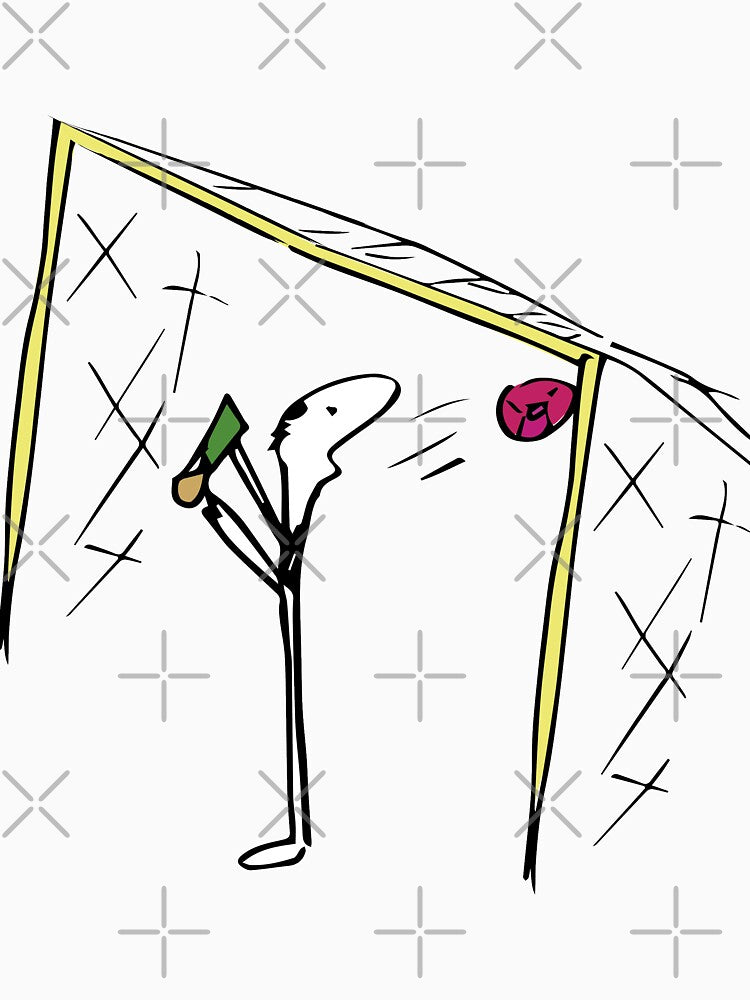 Soccer goalie drinking mate! by Cristóbal Peña y Lillo