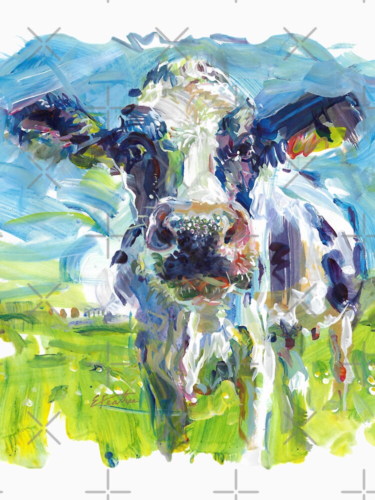 Impressionist Cow by elfeather