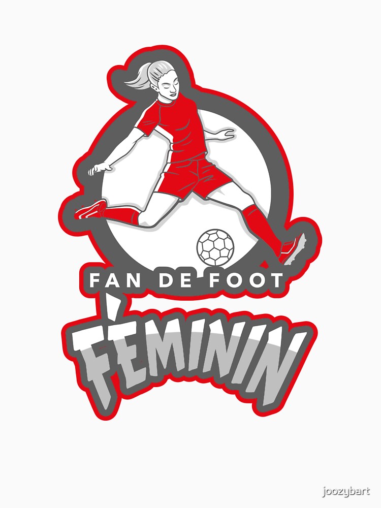 Female soccer fan funny gift football by joozybart