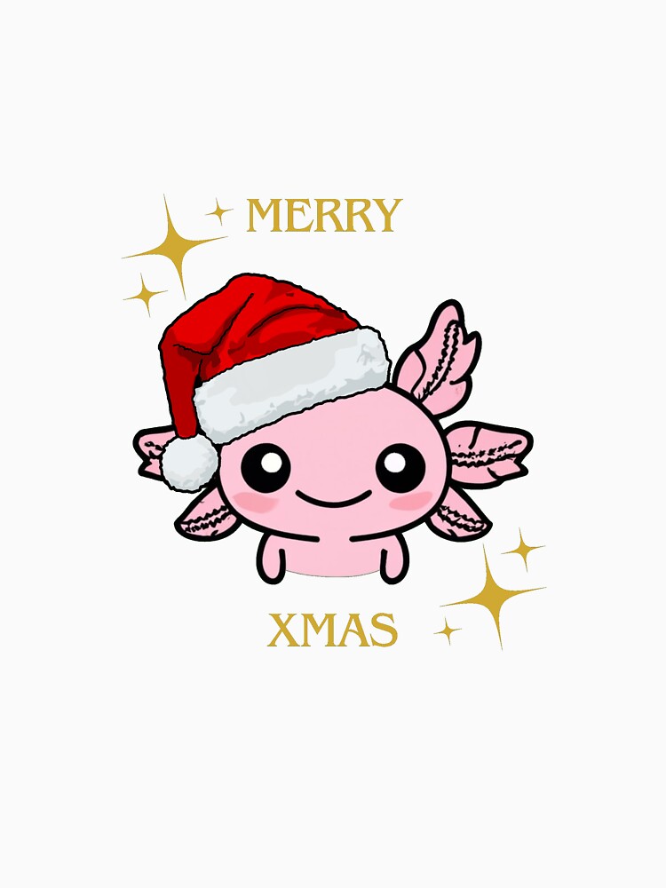 Christmas axolotl by MoniDigiDesigns