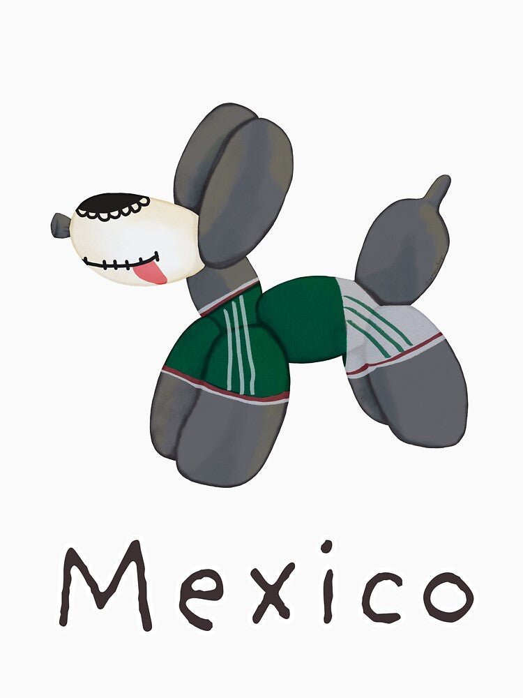 Mexico Balloon Dog — World Cup 2026 by Reverber.arting