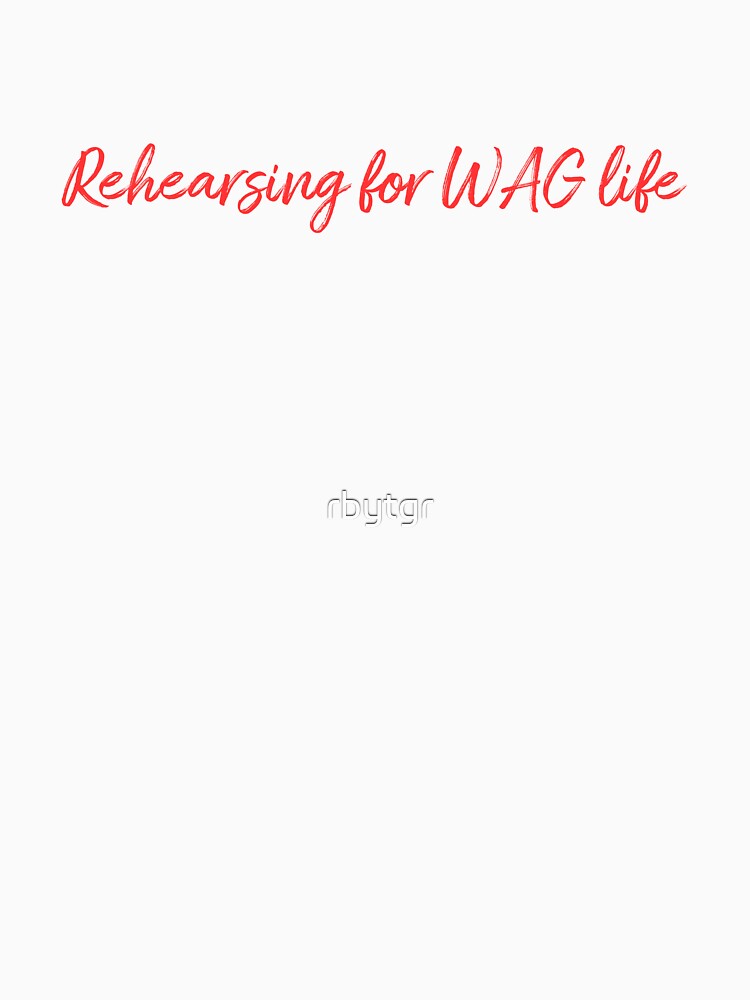 Rehearsing for WAG life - Red by rbytgr