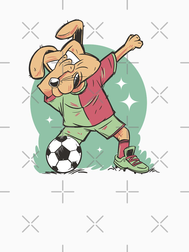 Dabbing football dog by DerSenat