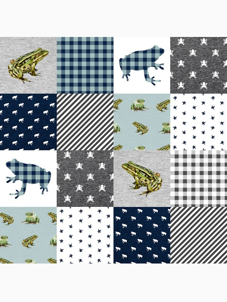 Frog Animal Plaid by LarinaBeauty