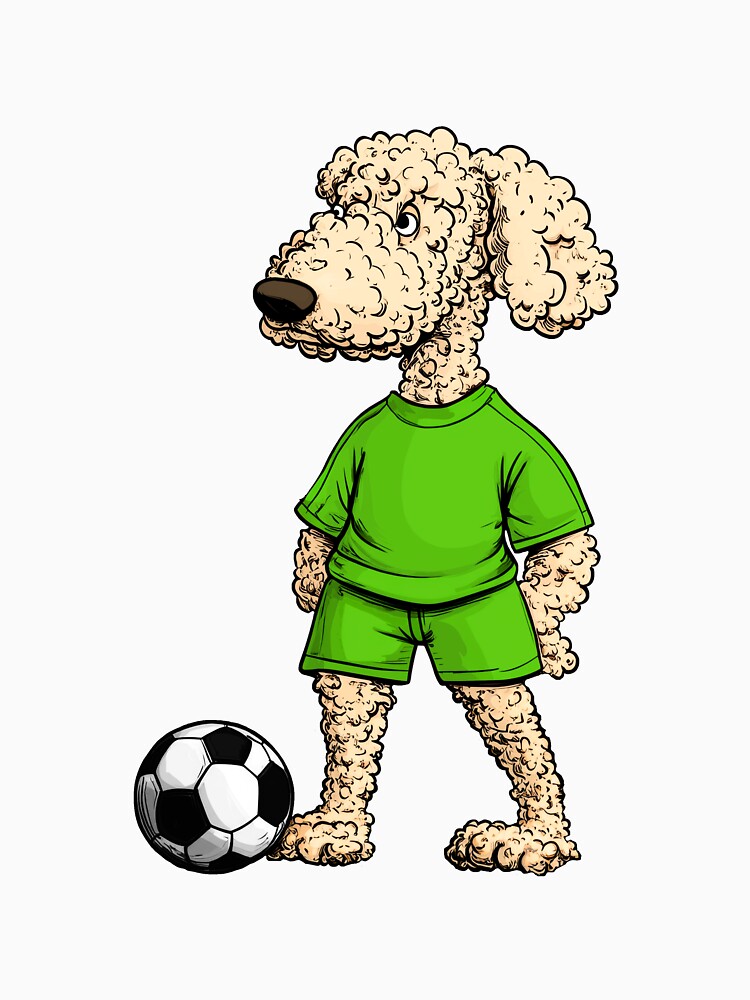 Poodle Football Dog by Soulskier
