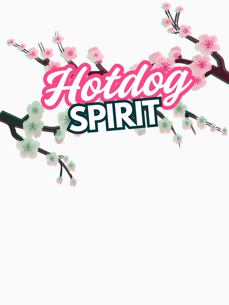 Cherry Blossom Dog by Hotdog Spirit