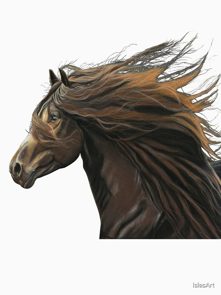 Beautiful Horse art - Equestrian art - horse lover by IslesArt