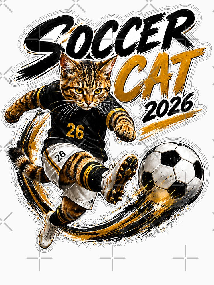 Soccer Cat 2026 Action Kick by yasmh