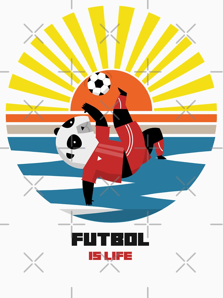 Futbol Is Life Panda Soccer Star by TheWildFlix