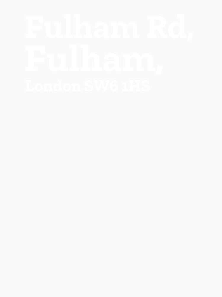 Chelsea Stadium Address by The Chuck Wagon