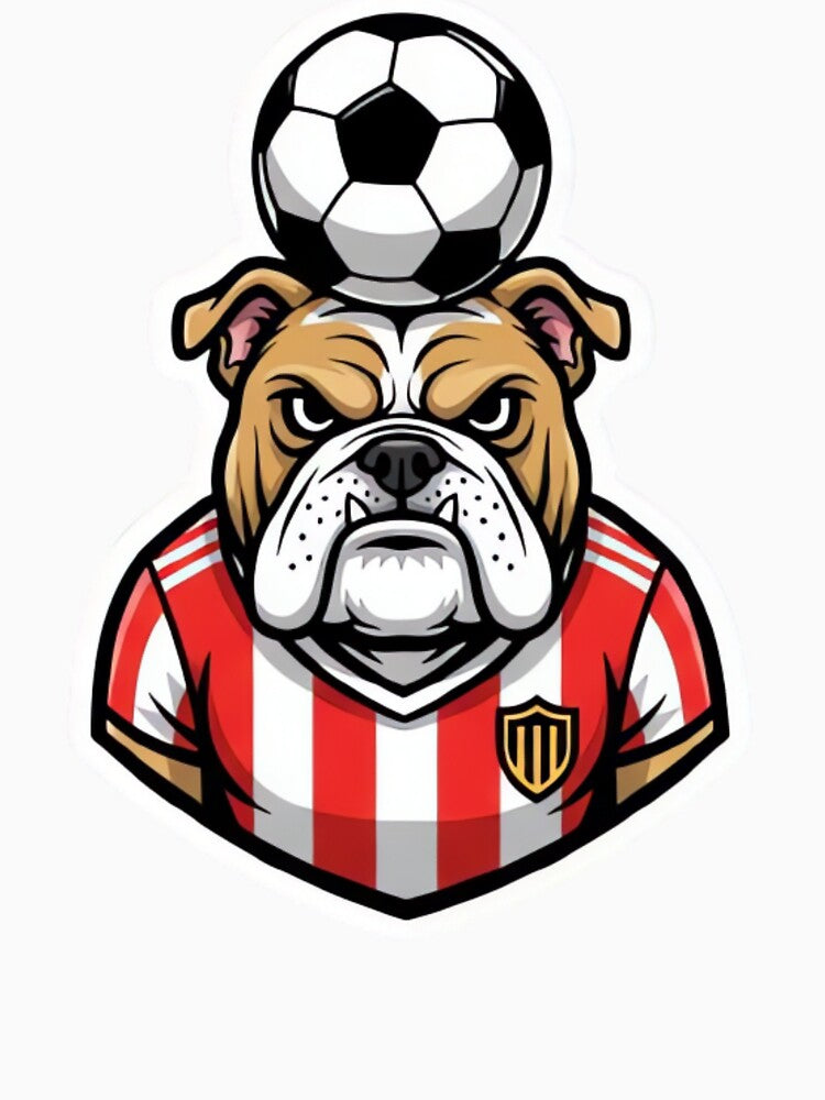 Soccer Star Bulldog - Football Legend Mascot by ARTReMi