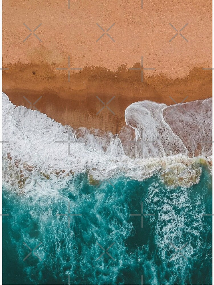 Ocean Waves Landscape Photography Original by NuWorldDesigns