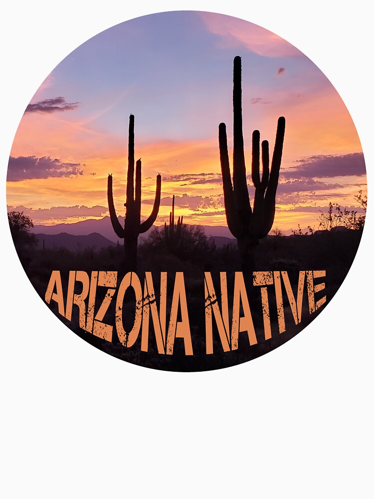 Arizona Native Saguaro Cactus in Sunset by Rightbrainwoman