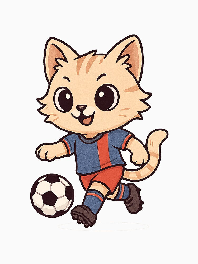 Cute Football Cat by HoopeStylee