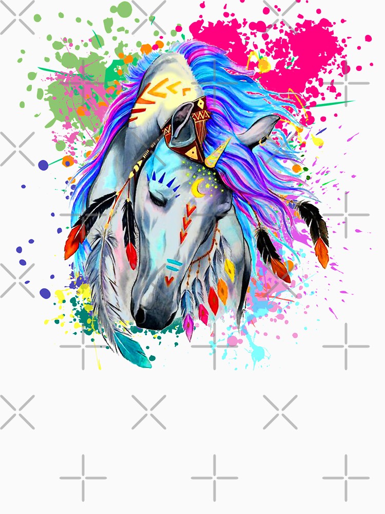 Horse colorful by TopDesignArt