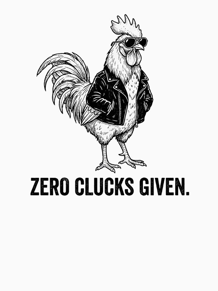 Zero Clucks Given for this Funny Chicken by guitarchalk