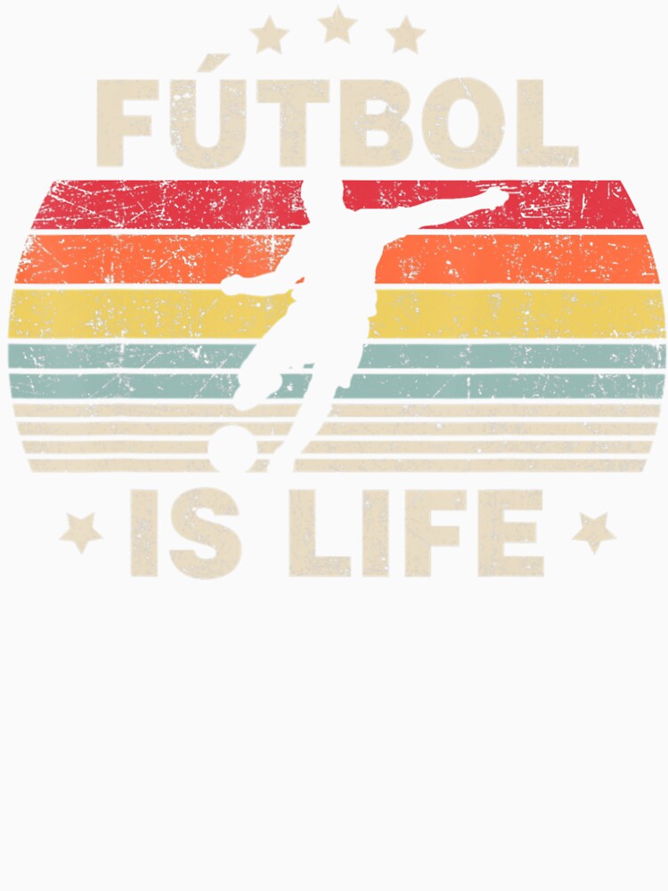 Futbol Is Life Soccer Football Lover Vintage by Mears Mahaffey