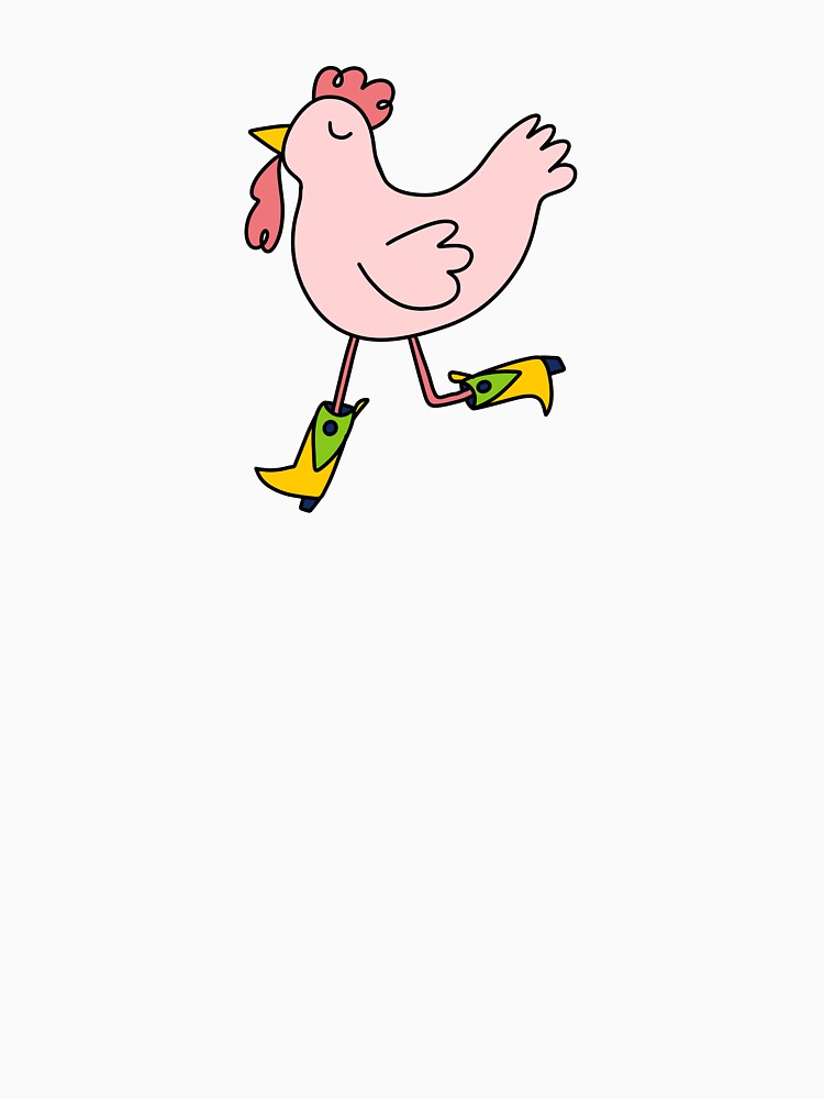 Pink Chicken in Cowboy Boots by GraceMakes03