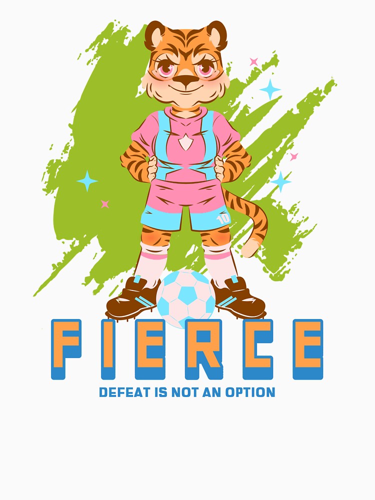 Fierce girl soccer player by RokuCreations