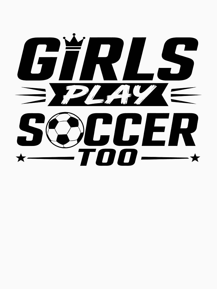 Girls Play Soccer Too by BrunoLinuxArt