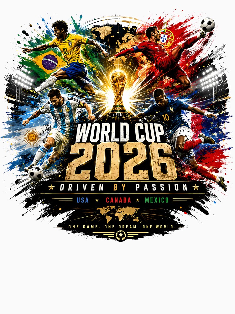 WORLD CUP 2026, Vintage Driven By Passion Aesthetic by OROSTATE