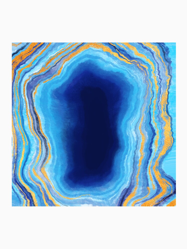 BLUE WAVES 2 WALL  ART & POSTERS NEW COOL DESIGN by MorbenTrend