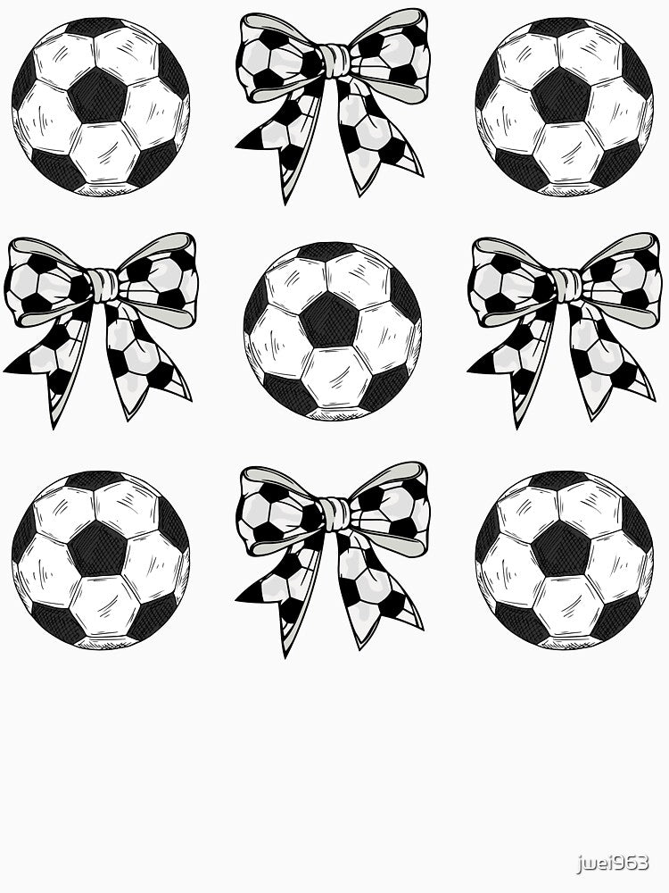 Soccer mom, sports Lover bow by Cute NovelTeez