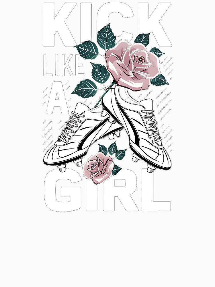 Kick Like A Girl Soccer Girl by GoalKickGear