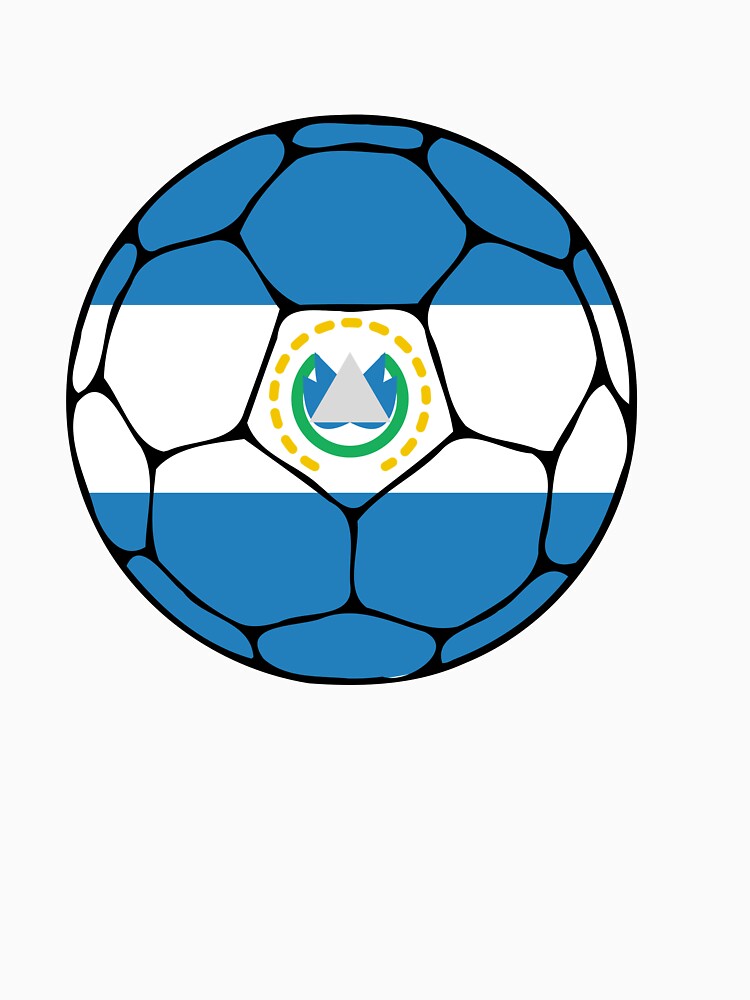 El Salvador Soccer Ball by ehgraphics15
