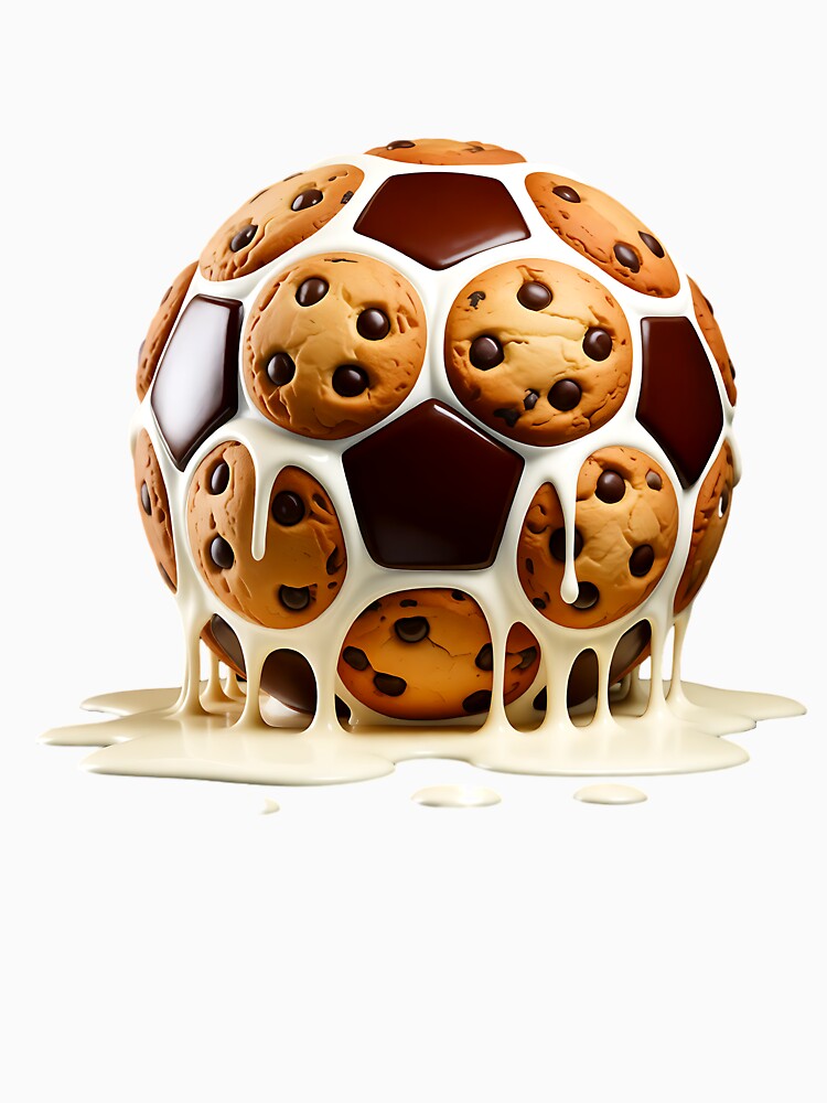 Cookie Soccer Ball Ice cream Drip Boys Youth Men Kid Toddler by clothesy7