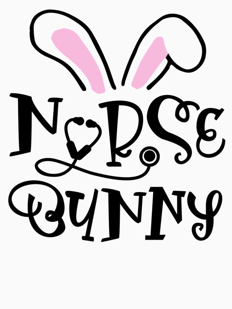 Nurse Bunny Easter Shirt RN Nursing Student Gift by Suberodesigns