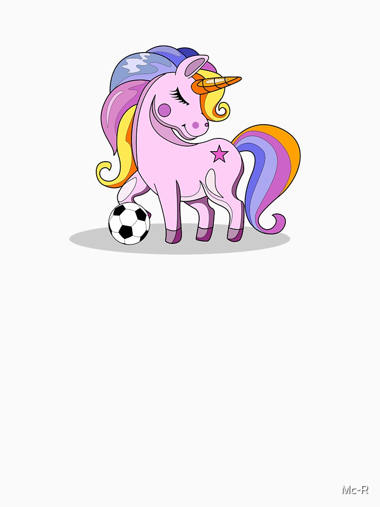 Unicorn Themed Soccer Girl Gifts For Soccer Mom by Mc-R