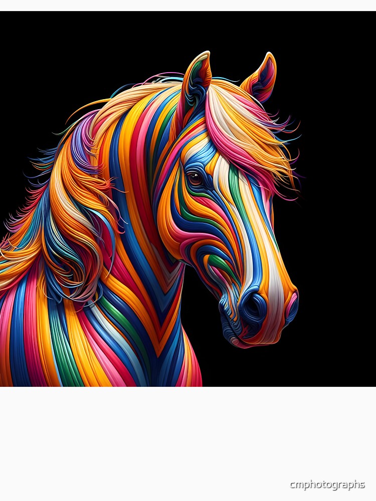 A colourful horse by cmphotographs