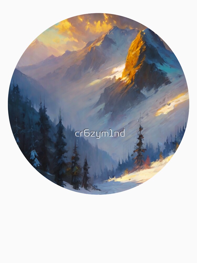 Sunny Winter Mountain by cr6zym1nd