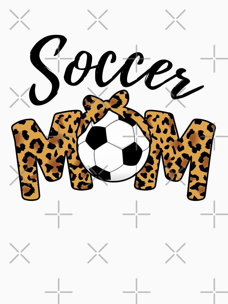 Soccer Mom Leopard Funny Mum Life Mother’s Day Gift by CreativaArt-