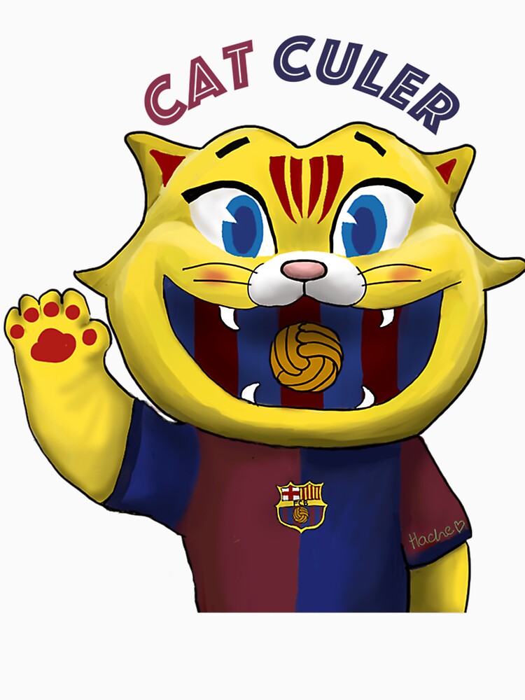 Cat Culer Fcb Mascot With Font by FarisLejla